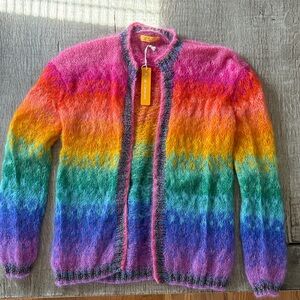 Rose Carmine cardigan